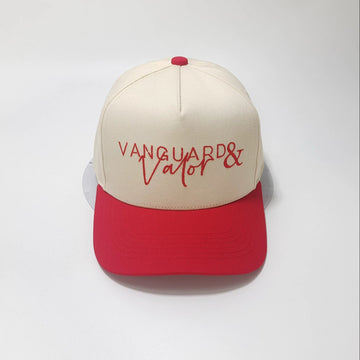 The Heritage Cap (Crimson/Cream)